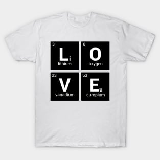 Love Funny Chemistry Mendeleev T-Shirt